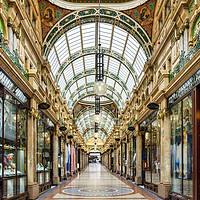 Buy canvas prints of Leeds County Arcade by Steve Smith