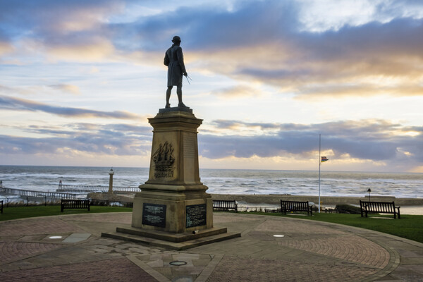 Captain Cook Monument Picture Board by Steve Smith