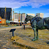 Buy canvas prints of Tribute to Liverpools Working Horses by Steve Smith