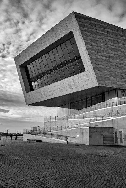 Museum of Liverpool Mono Picture Board by Steve Smith