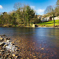 Buy canvas prints of River Swale Richmond by Steve Smith