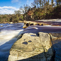 Buy canvas prints of Majestic River Swale Falls by Steve Smith