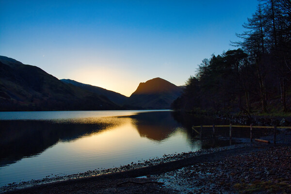 Buttermere Lake District Picture Board by Steve Smith
