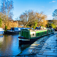 Buy canvas prints of Serenity on Skipton Canal by Steve Smith