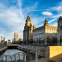 Buy canvas prints of Pier Head Liverpool Views by Steve Smith