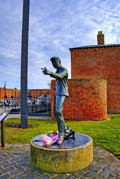 Billy Fury Statue Picture Board by Steve Smith