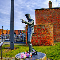 Buy canvas prints of Billy Fury Statue by Steve Smith