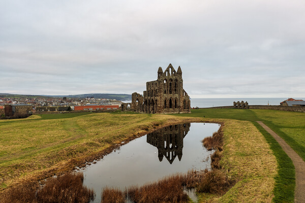 Whitby Abbey Picture Board by Steve Smith