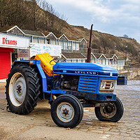 Buy canvas prints of The Filey Tractor by Steve Smith