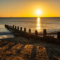 Buy canvas prints of Withernsea Sunrise by Steve Smith