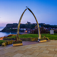 Buy canvas prints of Whitby Whalebones by Steve Smith