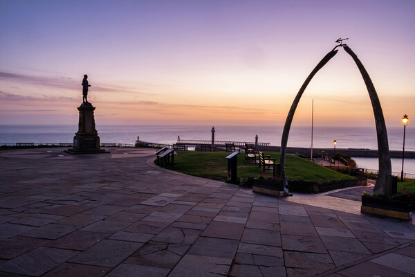 Majestic Sunrise at Captain Cook Monument Picture Board by Steve Smith