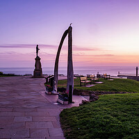Buy canvas prints of Captain Cook Monument And Whalebones by Steve Smith