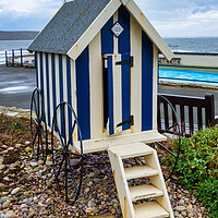 Buy canvas prints of Filey Bathing Machine by Steve Smith