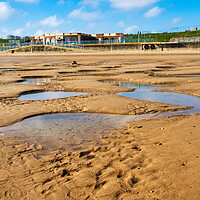 Buy canvas prints of Serenity on Whitley Bay by Steve Smith