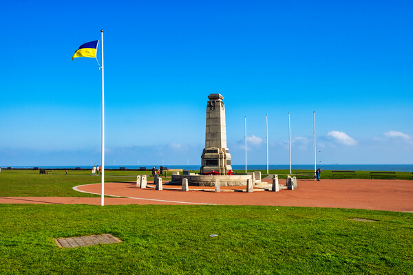 Whitley Bay War Memorial Picture Board by Steve Smith