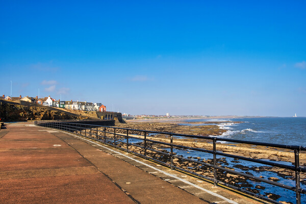 Whitley Bay Beach Picture Board by Steve Smith