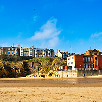 Buy canvas prints of Cullercoats Beach by Steve Smith