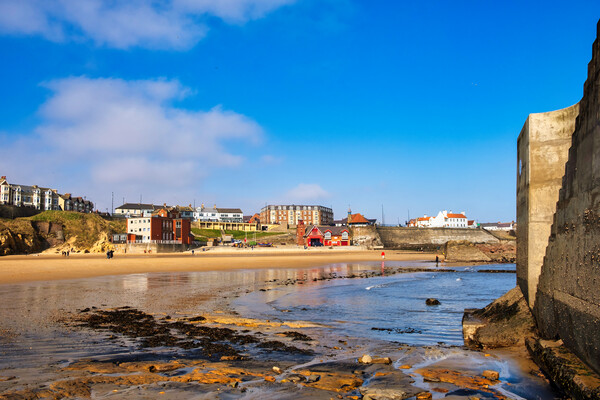 Cullercoats Beach Picture Board by Steve Smith