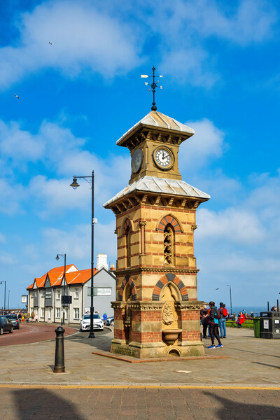 Tynemouth Clock Tower Picture Board by Steve Smith