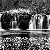 Buy canvas prints of The Serene Wain Wath Waterfall by Steve Smith