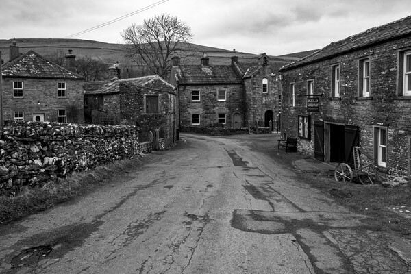 Keld North Yorkshire Mono Picture Board by Steve Smith