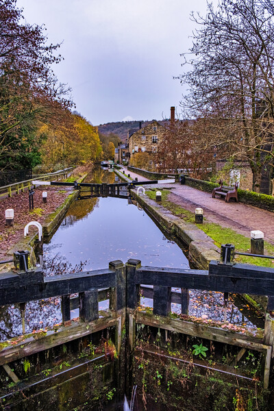 Hebden Bridge West Yorkshire Picture Board by Steve Smith