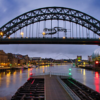 Buy canvas prints of Tyne Bridge Great North Run by Steve Smith