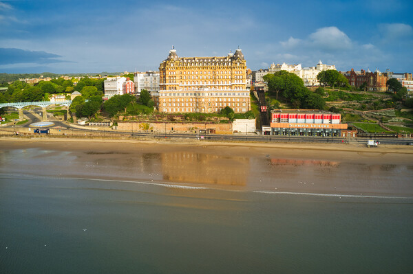Scarborough Grand Hotel Picture Board by Steve Smith