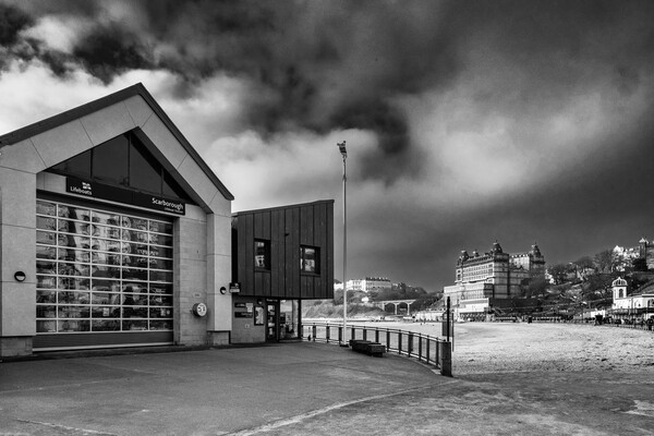 Lifeboat Station Scarborough Picture Board by Steve Smith