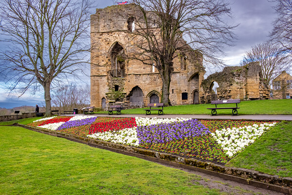 Springtime Splendour at Knaresborough Castle Picture Board by Steve Smith