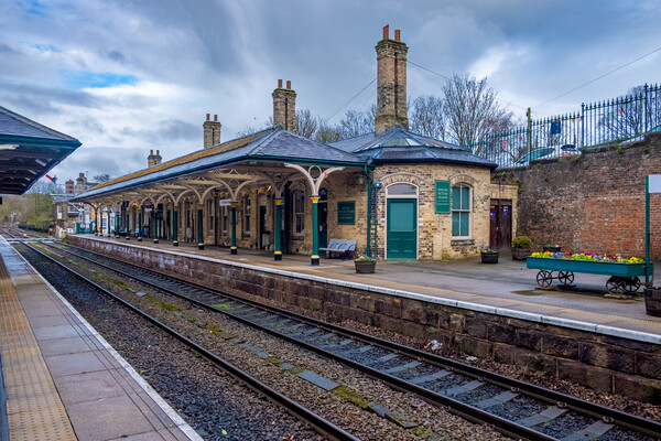 Knaresborough Railway Station Picture Board by Steve Smith