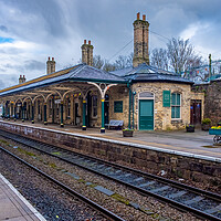 Buy canvas prints of Knaresborough Railway Station by Steve Smith