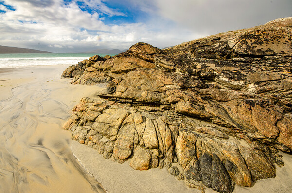 Serene Sands of Luskentyre Picture Board by Steve Smith