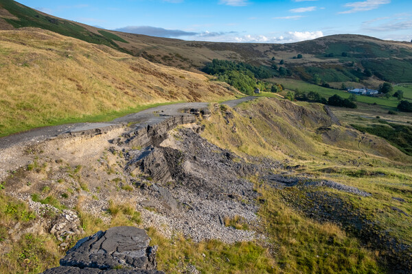 Old Mam Tor Road Picture Board by Steve Smith
