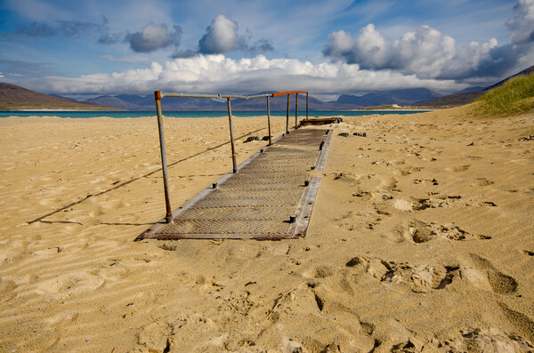 Horgabost Beach Isle Of Harris Picture Board by Steve Smith