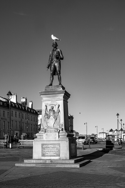 James Cook Monument Whitby Picture Board by Steve Smith