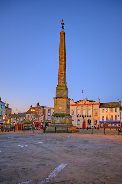Ripon Market Place Picture Board by Steve Smith
