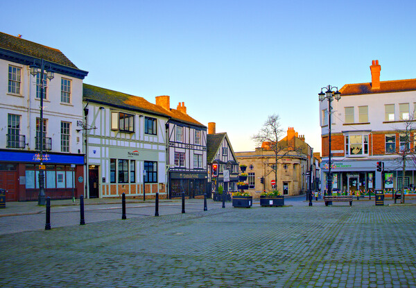 Ripon Market Place Picture Board by Steve Smith