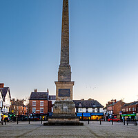 Buy canvas prints of The Obelisk Ripon by Steve Smith