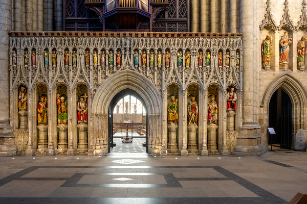 Majestic Beauty of Ripon Cathedral Picture Board by Steve Smith