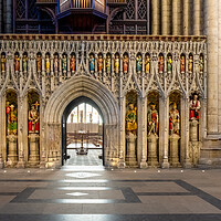Buy canvas prints of Majestic Beauty of Ripon Cathedral by Steve Smith