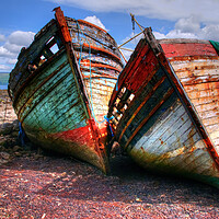 Buy canvas prints of The Living Salen Wrecks by Steve Smith
