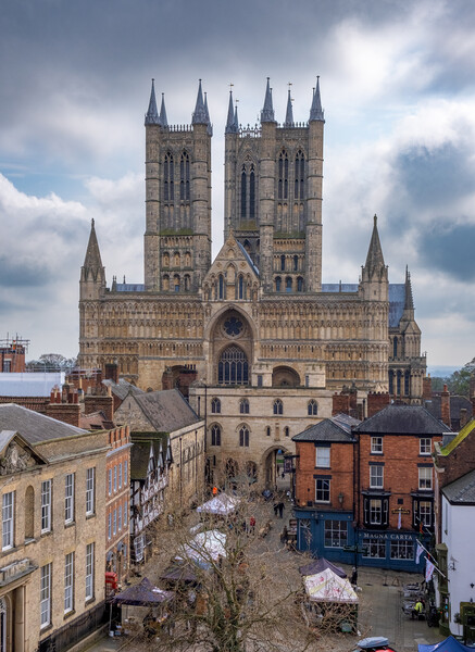 Lincoln Cathedral Picture Board by Steve Smith