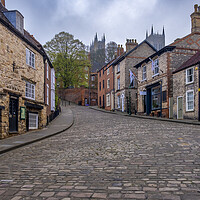 Buy canvas prints of Discover historic charm on Steep Hill by Steve Smith