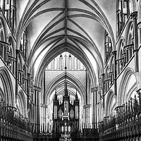 Buy canvas prints of Lincoln Cathedral by Steve Smith