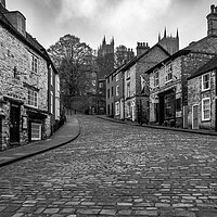 Buy canvas prints of Steep Hill Lincoln by Steve Smith