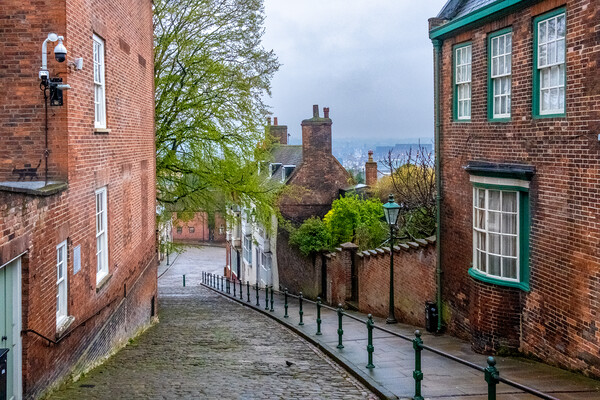 The Enchanting Steep Hill of Lincoln Picture Board by Steve Smith