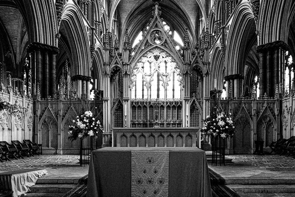 The Cathedral at Lincoln Picture Board by Steve Smith