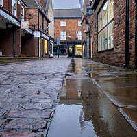 Buy canvas prints of Saint Pauls Lane Lincoln by Steve Smith